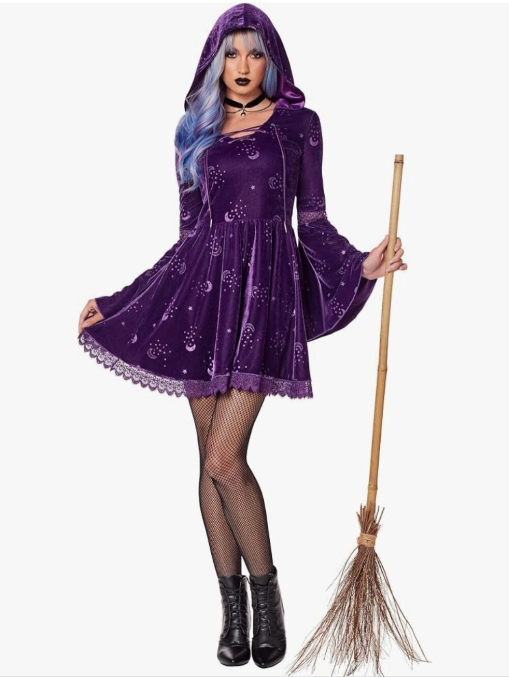 Spirit Hooded Mystical Witch Dress